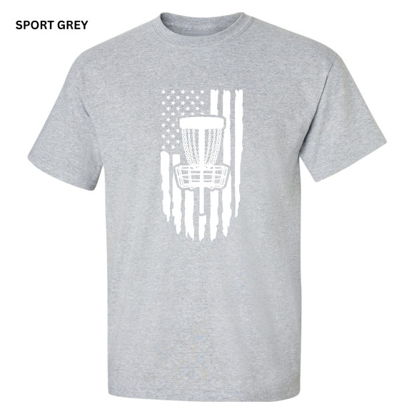 Disc Golf T-Shirt PATRIOTIC AMERICAN FLAG Shirt Choose SZ COLOR - Picture 7 of 16